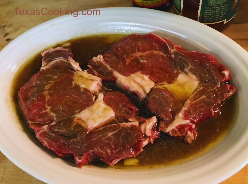 All-Purpose Marinade 2 with steaks