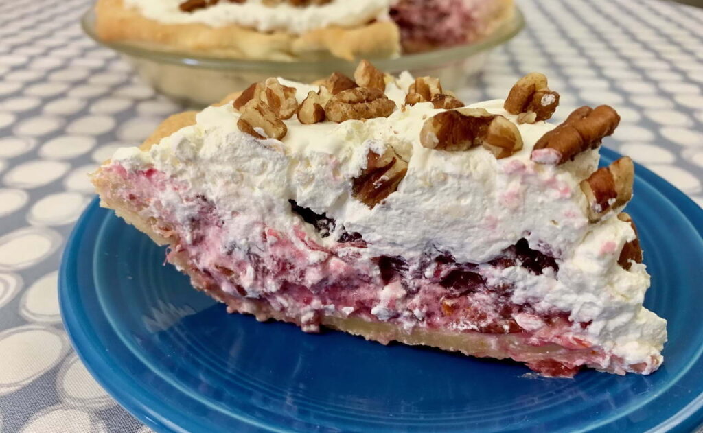 Slice of Ambrosia Pie