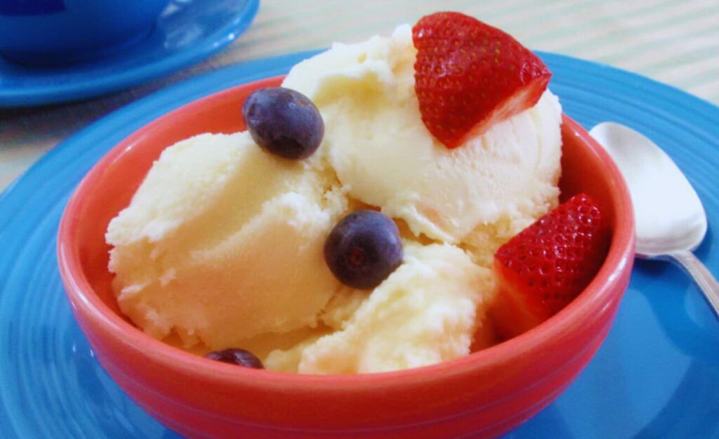 Country-Style Vanilla Ice Cream