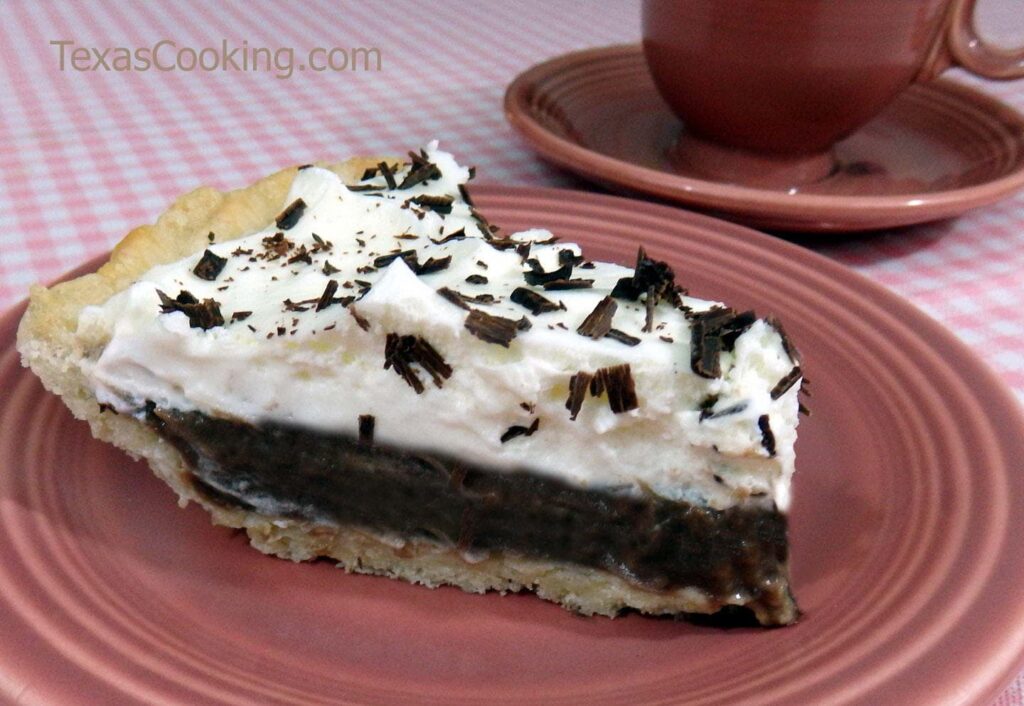 Luby's Chocolate Icebox Pie