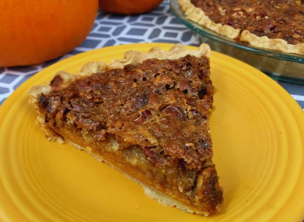 Pumpkin Pecan Pie