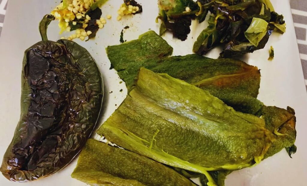 Roasted Green Chiles