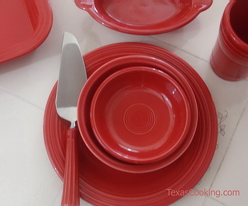 Scarlet Fiesta DInnerware