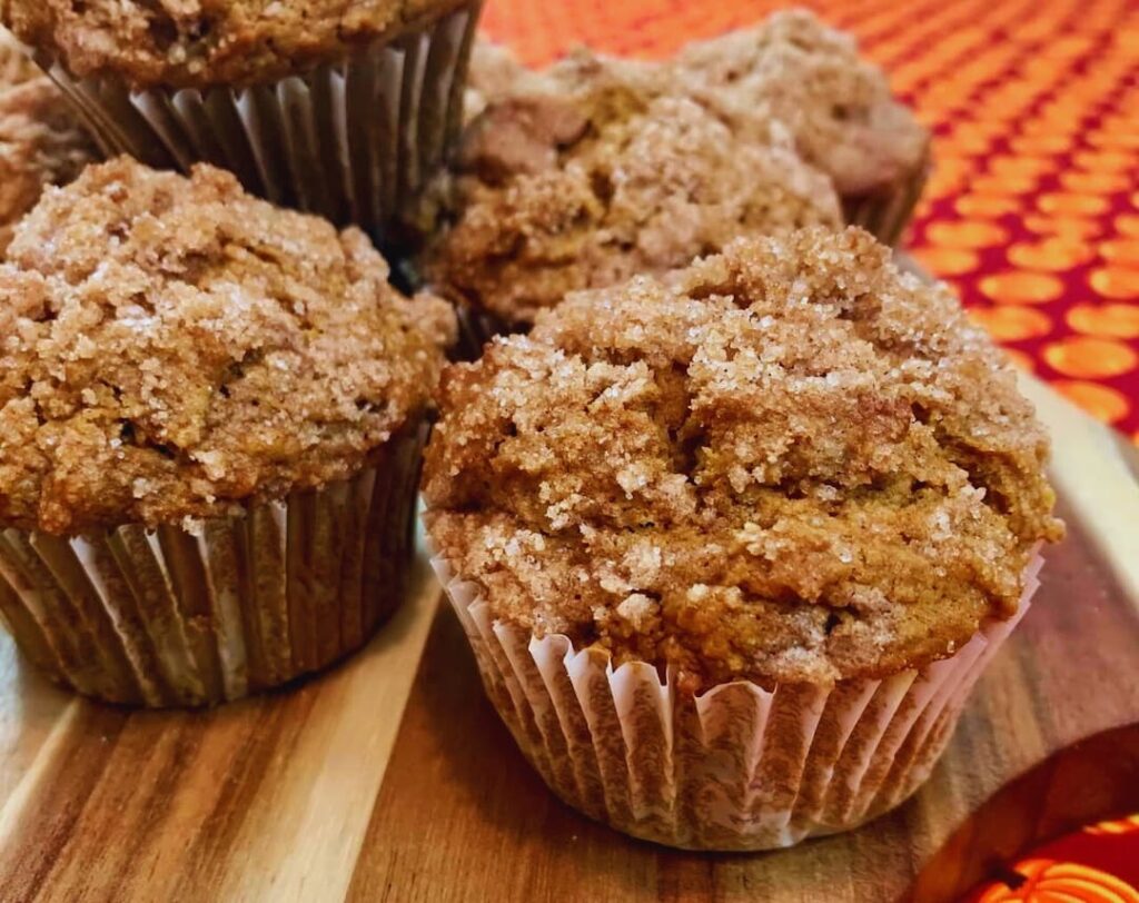 Streusel Pumpkin Muffins