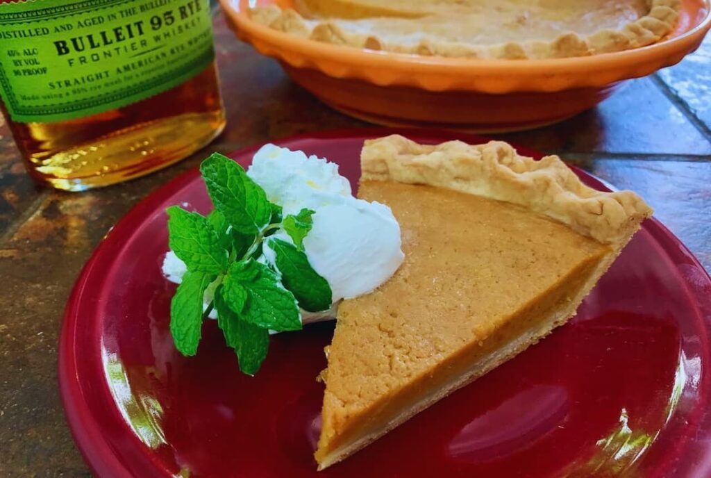 Sweet Potato Bourbon Pie