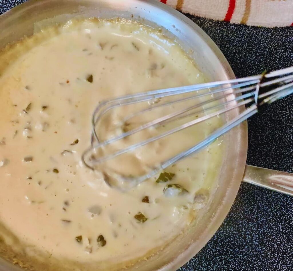 Tequila Cream Sauce
