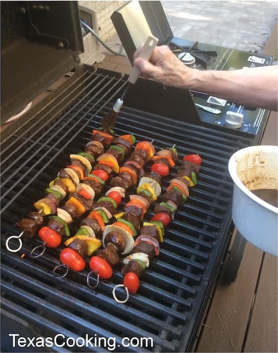 Grilling Kabobs