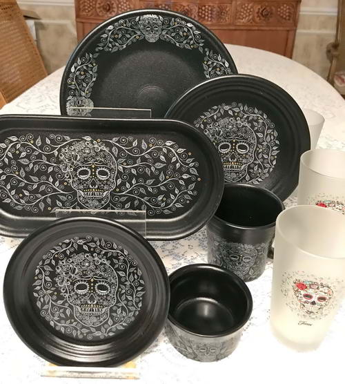Skull & Vine Fiestaware