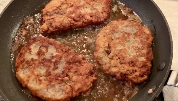 Frying Chicken Fried Steak