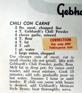 Gebhardt Book Recipe