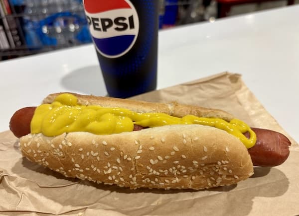 Hot Dog and Pepsi