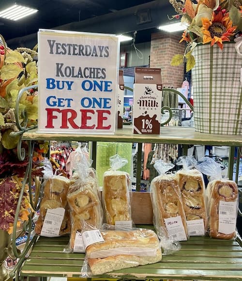 Day Old Kolaches in Texas