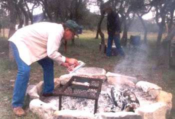 Campfire Cooking at Quihi