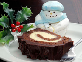Yule Log Cake